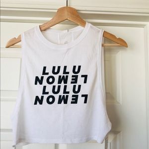 Lululemon Muscle Love Crop Tank Expression
